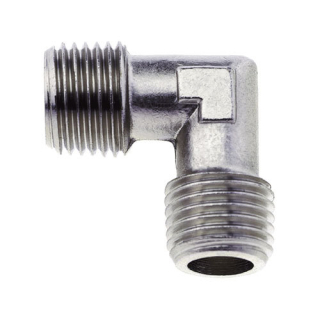 A035-38 Koleno 3/8" x 3/8" AG vnější závit poniklováno