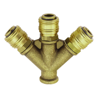 VWS12ES Roztrojka 1/2" s rychlospojkou