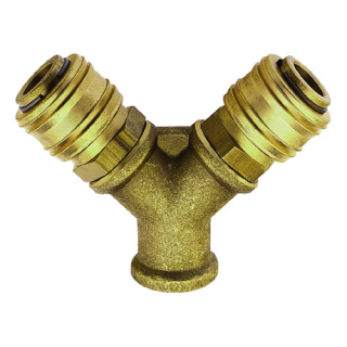 DWS12ES pneu rozdvojka G1/2" s rychlospojkou