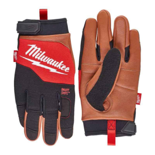 MILWAUKEE Kožené kombinované pracovní rukavice vel L/9 - 4932471913