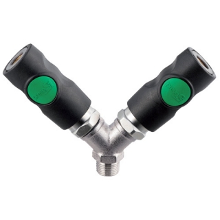 ESI07-38ADSW Rozdvojka vnější závit 3/8"