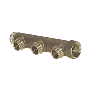 ABAC VTAM3-10 rozdělovač vzduchu 2x 1" IG + 3x 1/2" AG