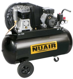NUAIR B3800B/100 CT3 olejový kompresor 400V, 2,2kW