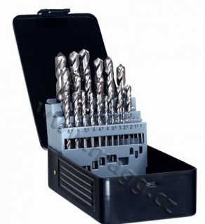 Magg 224025 Sada vrtáků HSS-G vybrušované 25ks (1,0-13,0mm), plech
