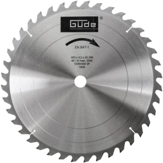 Güde 01839 Pilový kotouč SK 400x30 mm, 40 z - 1839