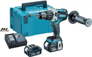 MAKITA DHP481RTJ Aku příklepová vrtačka 18V / 5,0Ah