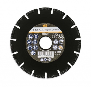 Magg DKAM125 Speciální diamantový řezný kotouč 125mm