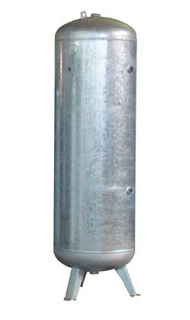 VVG3000-12 vzdušník stojatý galvanizovaný 3000 litrů, 12bar