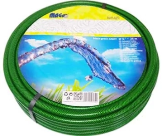 Magg 02-01-1025 Zahradní hadice 25m/1" LIGHT černo-zelená
