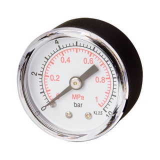 MZ02-15 manometr 50mm se zadním vývodem 1/8"