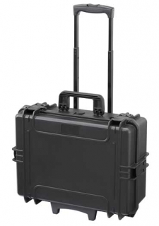 Magg MAX505STR MAX Plastový kufr, 555x445xH 258mm, IP 67, černý, kolečka, madlo