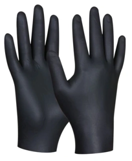 GEBOL BLACK NITRIL nitrilové rukavice 80 ks - velikost S
