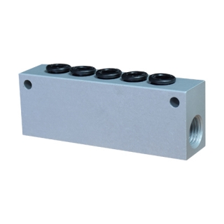 ABAC RR-1456 rozdělovací lišta G 1/4" + 5x 6mm