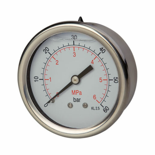 GZ04-14 Manometr glycerinový 63mm, 1/4", 0-10bar