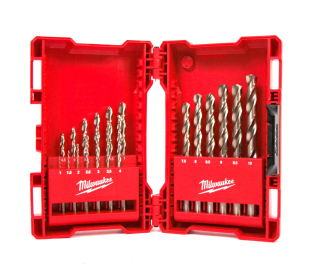MILWAUKEE 19-dílná sada vrtáků HSS-G do kovu - 4932352374