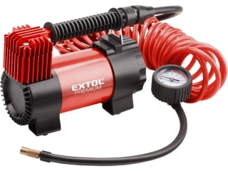 EXTOL PREMIUM CC 160 kompresor auto 12V s příslušenstvím - 8864001