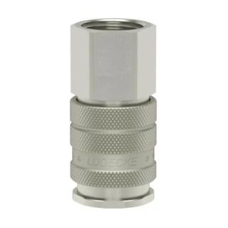LÜDECKE ESIG12I průmyslová pneu rychlospojka DN10, 1/2" vnitřní