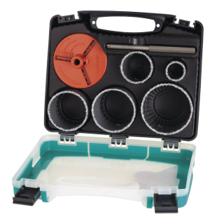 WOLFCRAFT 3464000 sada vrtacích věnců pro zdivo 7-dílná (vykružováky)