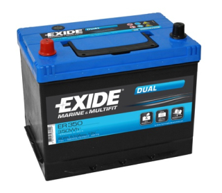 EXIDE DUAL 12V 80Ah ER350 trakční baterie