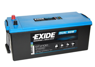 EXIDE Dual AGM 12V 240Ah EP2100 trakční baterie