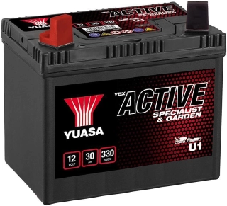 YUASA Garden 12V 30Ah 330Ah U1 baterie pro zahradní techniku