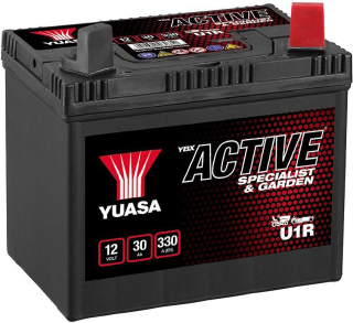 YUASA Garden U1R 12V 30Ah 330A baterie pro zahradní techniku