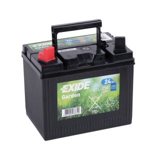 EXIDE Garden 12V 24Ah 250A U1L-250 baterie do sekačky a zahradní techniky