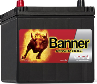 BANNER Power Bull 12V 60Ah 480A, P6069 levá autobaterie