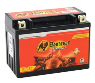 BANNER 51201 BIKE BULL GEL GTZ14-4 12V 11,2Ah 172A = YTZ14S motobaterie