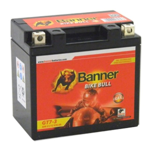 BANNER 50621 GT7-3 12V 6Ah 98A Bike Bull = YTZ7S motobaterie