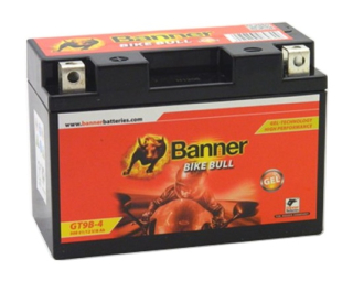 BANNER BIKE BULL GEL 50801 GT9B-4 12V 8Ah 115A = YT9B-4 motobaterie
