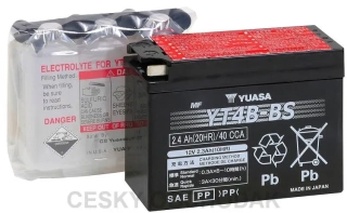 YUASA YT4B-BS 12V 2,3Ah motobaterie - originální