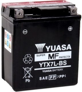 YUASA YTX7L-BS 12V 6Ah motobaterie - originální