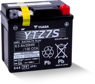 YUASA YTZ7S 12V 6Ah 130A motobaterie - originální