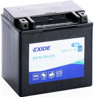 EXIDE AGM12-16 12V 16Ah 170A motobaterie