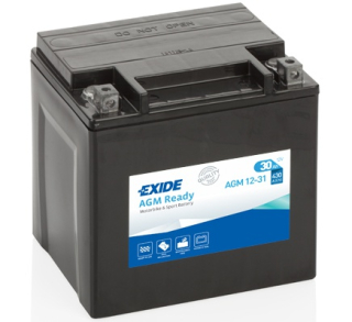 EXIDE 12V 30Ah 430A AGM12-31 motobaterie