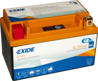 EXIDE Li-ion ELTX14H 12V 48Wk 240A motobaterie