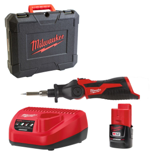 MILWAUKEE M12 SI-201C Aku kompaktní pájka (páječka) 12V, 1x 2,0Ah - 4933459761