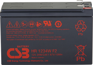 CSB HR1234W F2 (12V/9Ah) záložní akumulátor