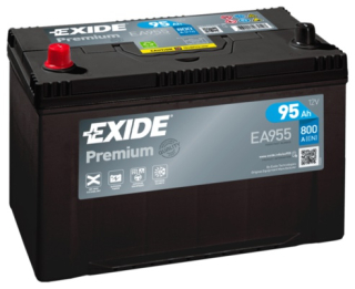 EXIDE Premium 12V 95Ah 800A levá EA955 autobaterie