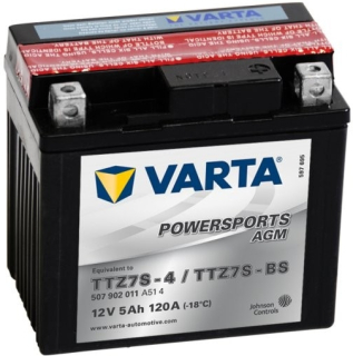 VARTA YTZ7S-BS (TTZ7S-BS), 507902, 12V 5Ah 120A motobaterie