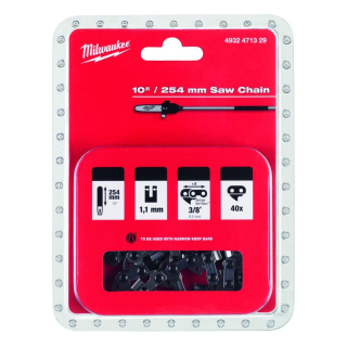 MILWAUKEE 10" / 254 mm řetěz na pilu M18 FOPH-CSA - 4932471329