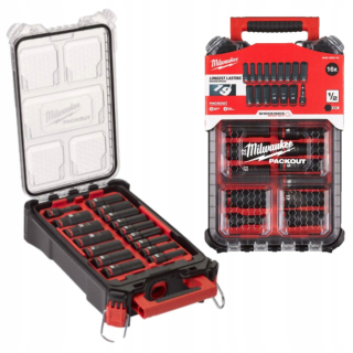 MILWAUKEE SADA PRŮMYSLOVÝCH HLAVIC 1/2" V ORGANIZÉRU PACKOUT - 4932480943