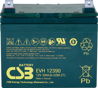 CSB EVH 12390 (12V/39Ah) záložní akumulátor