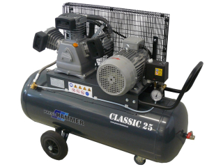 PRESS HAMMER CLASSIC 25/100 třípístový olejový kompresor 3kW, 400V, 100l