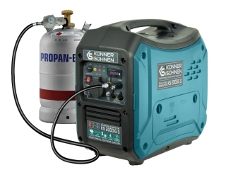 Könner & Söhnen KS 2000iG S Invertorová elektrocentrála na plyn LPG a benzín 2,0kW