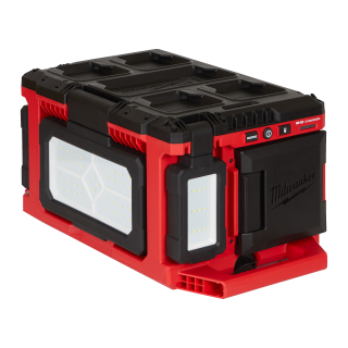 MILWAUKEE M18 POALC-0 Packout Aku lampa LED 18V 3000 lm, otočné hlavy, s nabíječkou (bez aku) - 4933478120