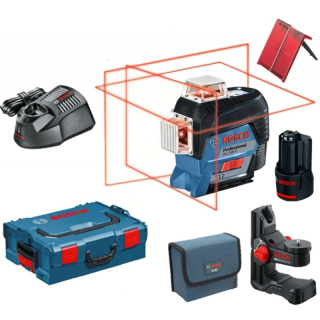 BOSCH GLL 3-80 C+BM1+L-Boxx Aku čárový laser set - 0601063R02