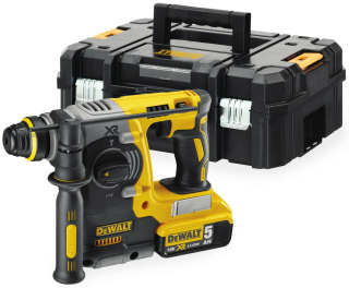 DEWALT DCH273P2T Aku kombinované kladivo SDS-plus; 18V; 2x 5,0Ah