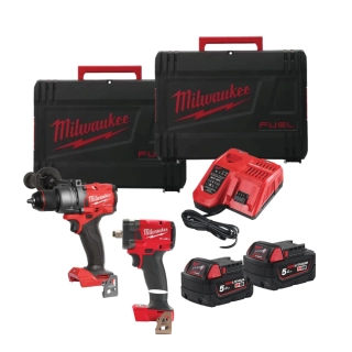 MILWAUKEE M18 FPP2B3-502X set aku nářadí M18 FPD3 + M18 FIW2F1 + 2x 5,0Ah - 4933492521